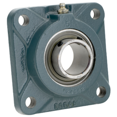 Dodge F4BSC50M Flange-Mount Ball Bearing Unit - 50 mm Bore, 4-Bolt Flange Mount, Replacement MPN F4B-SC-50M