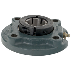 Dodge FCDL106 Flange-Mount Ball Bearing Unit - 1-3/8 in Bore - 4-Bolt Piloted Flange Mount