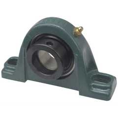 Dodge P2BSXVB014 Pillow Block Ball Bearing Unit - 2-Bolt Base, 7/8 In Bore, Cast Iron Material, Non-Expansion Bearing (Fixed)