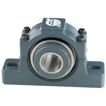 Dodge P2BDI307RE Pillow Block Roller Bearing Unit - 3-7/16 in Bore Dia. - Expansion Bearing (Floating)