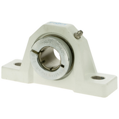 Dodge P2BDLEZ100PCR Pillow Block Ball Bearing Unit - 2-Bolt Base, 1 in Bore, Polymer Material, Non-Expansion Bearing (Fixed)