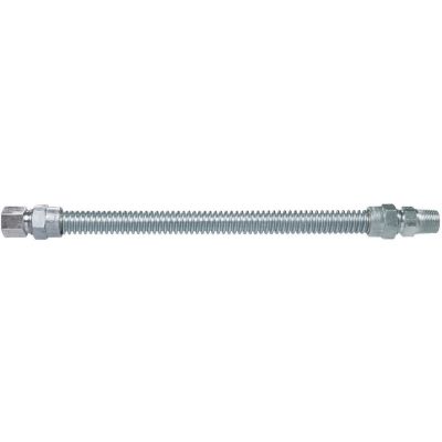 Dormont 30-3132-12 5/8 OD x 1/2 ID Stainless Steel Connector 1/2 MIP x 1/2 FIP x 12