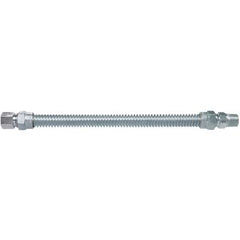 Dormont 30-3132-12 5/8 OD x 1/2 ID Stainless Steel Connector 1/2 MIP x 1/2 FIP x 12