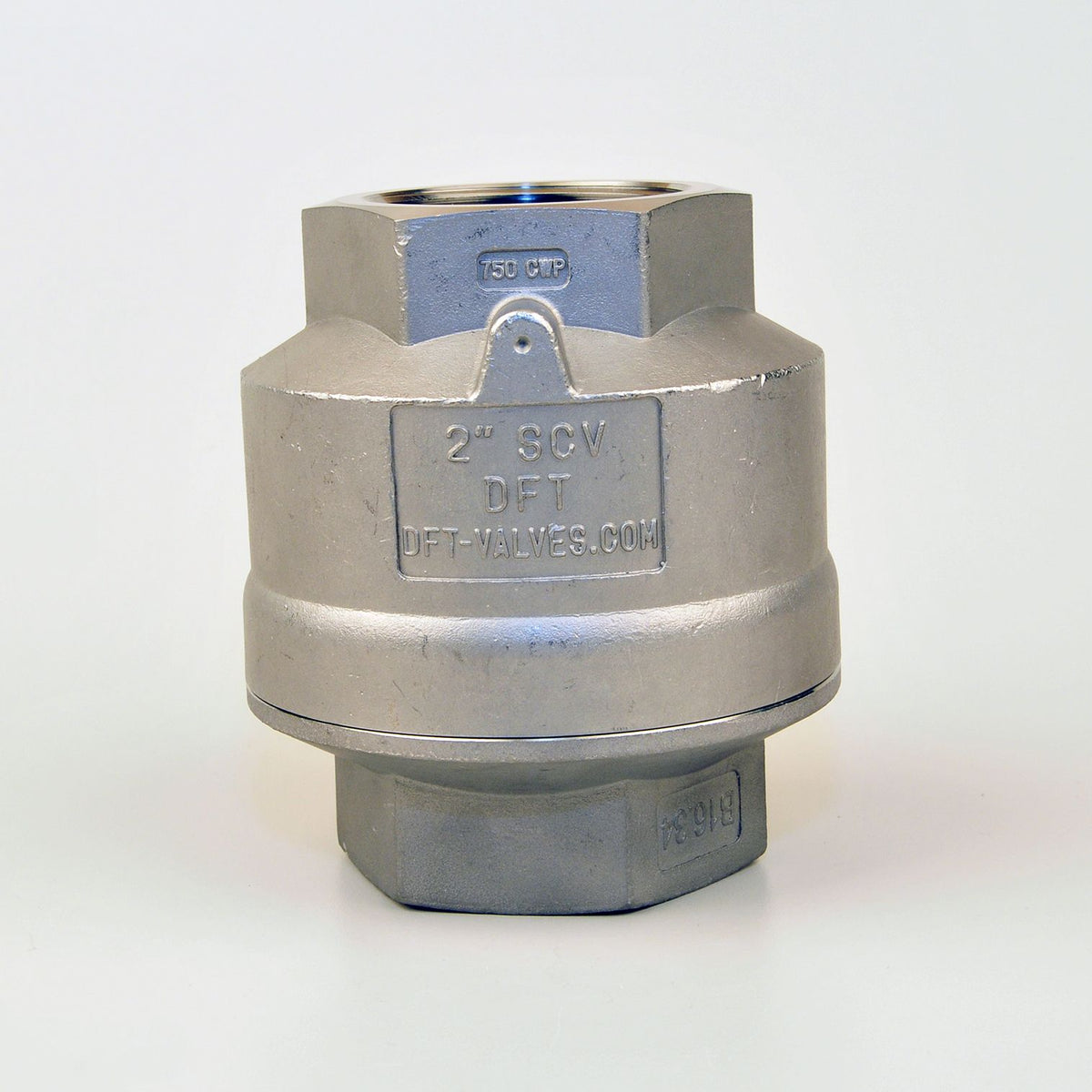 Durabla 835H7B4A5 - SCV 2 NPT Stainless Check Valve (Old 8374)