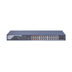 Hikvision DS-3E1326P-EI Smart Managed 24-Port PoE Switch, 100 Mbps