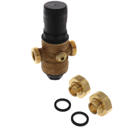 Resideo Braukmann DS06-100-DUS-LF Pressure Reducing Valve 1/2 Inch Double Union Sweat DialSet