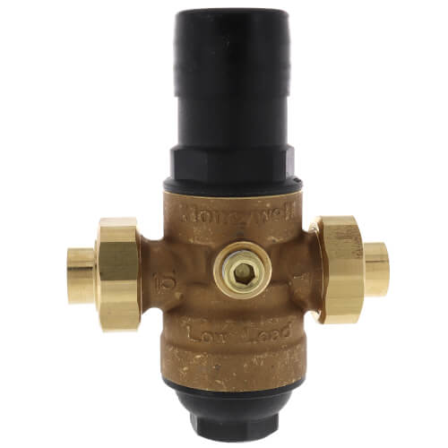 Resideo Braukmann DS06-100-DUS-LF Pressure Reducing Valve 1/2 Inch Double Union Sweat DialSet