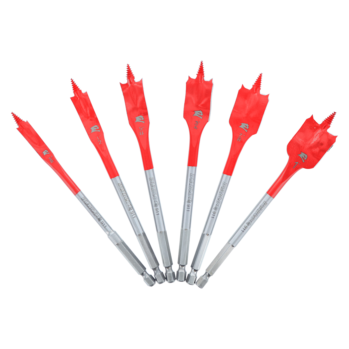 Diablo DSP2920-S6 Spade Bit Set 6PC