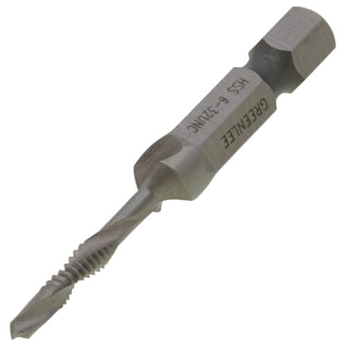 Greenlee DTAP6-32 Combination Drill Tap and Deburr Bit 6-32 NC