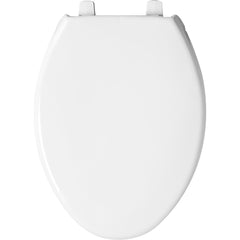 Bemis 1950000 Elongated Open Front Toilet Seat with Cover Plastic 1 Pack Elongated