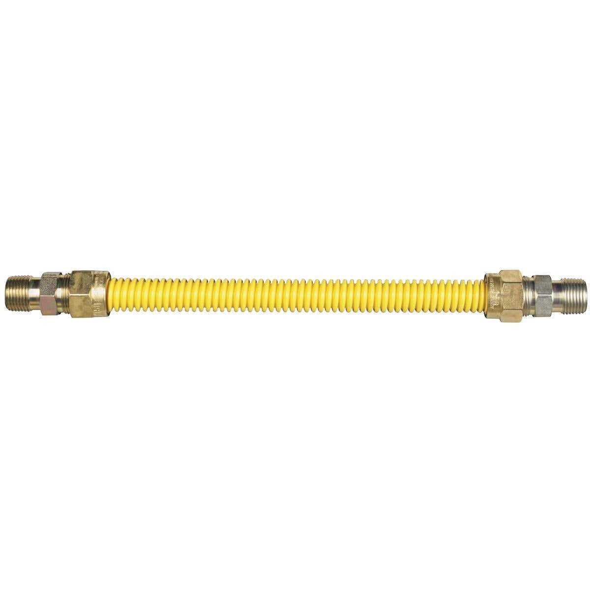 DORMONT Dormont 30C-3131-24 Coated Stainless Steel Gas Connector 1/2 in M x 1/2 in M (24 in)