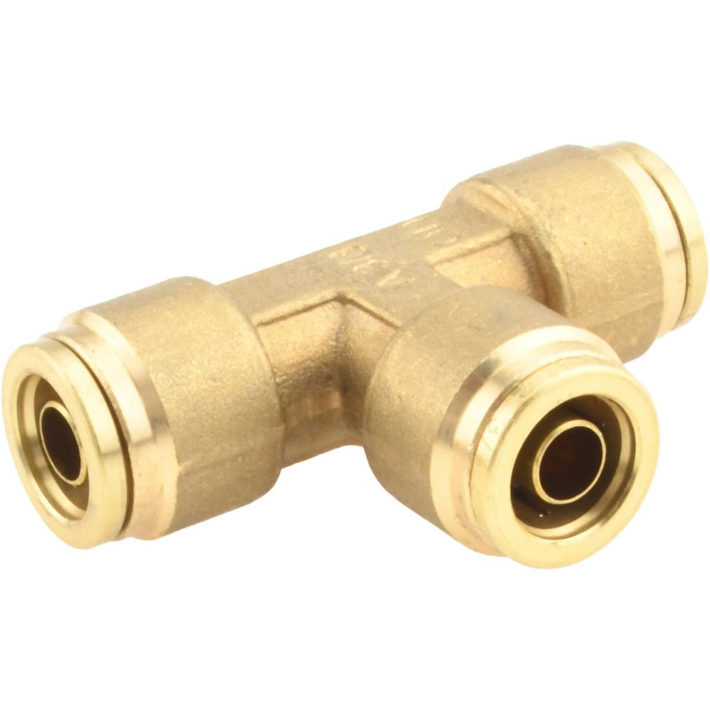 PRO-SOURCE Pro-source PC64-DOT-6 Brass Push-to-connect Union Tee 3/8