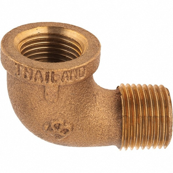 MERIT BRASS Merit Brass XB103-08 Brass 90 Street Elbow 1/2 in