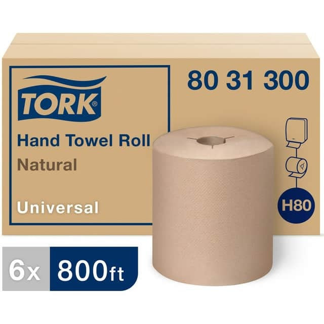 TORK Tork TRK8031300 Universal Hand Towel Roll 8 inches x 800 ft (6/Carton) 8031300