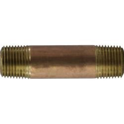 MIDLAND INDUSTRIES Midland Industries 42069 Brass Pipe Nipple 1/2 in Sch 80