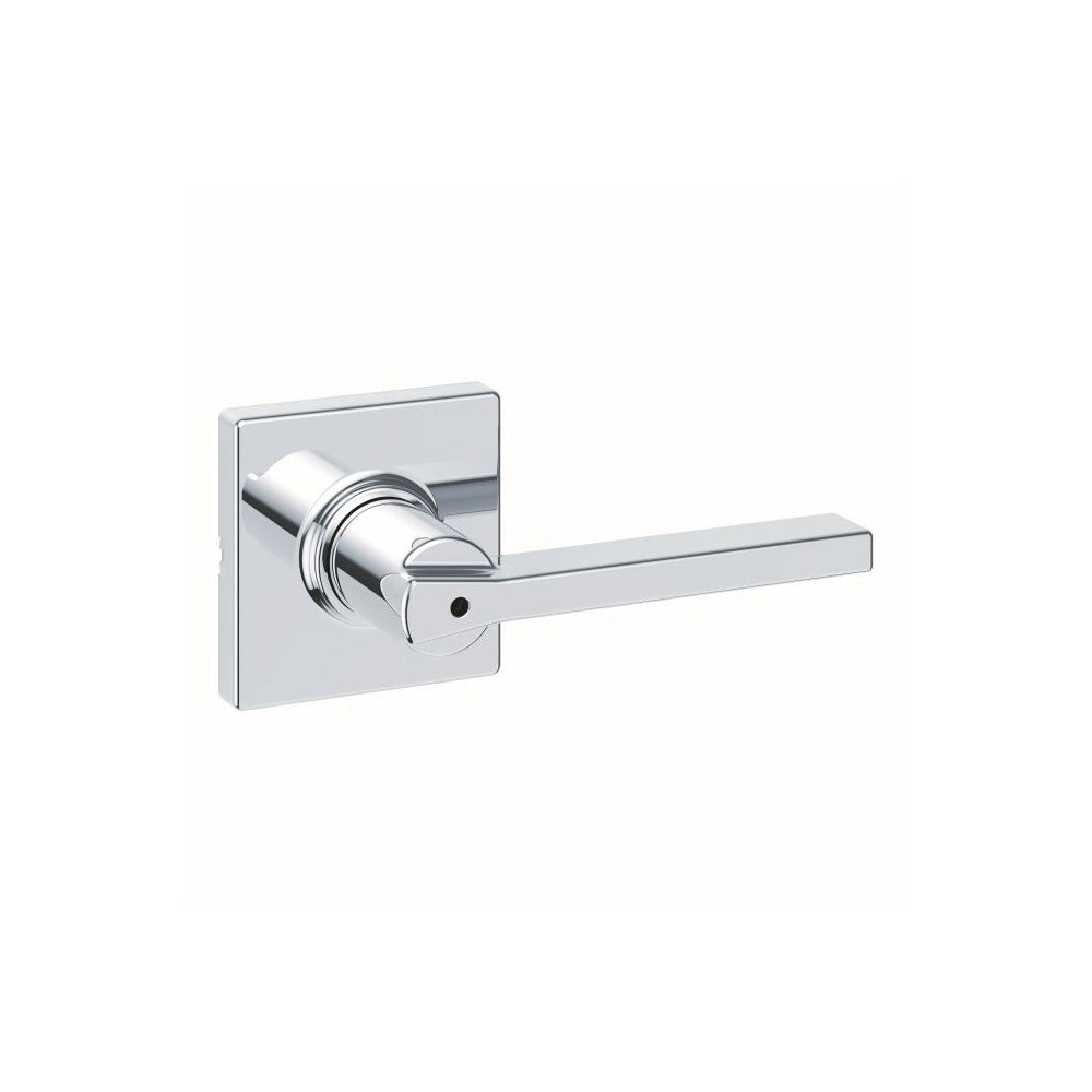 KWIKSET Kwikset 300CSLSQT-26 Casey Lever Privacy Lock Bright Chrome
