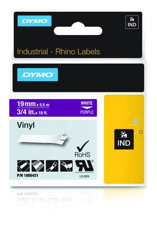 DYMO Dymo 1805421 Rhino 19 mm vinyl tape (5.5 m)