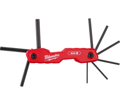 MILWAUKEE Milwaukee Tool 48-22-2182 8-Key Folding Hex Key Set - Metric
