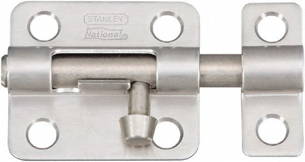STANLEY National Hardware N348-946 Barrel Bolt Stainless Steel