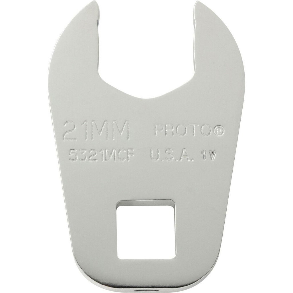 PROTO Proto J5321MCF Open End Crowfoot Wrench Chrome Metric
