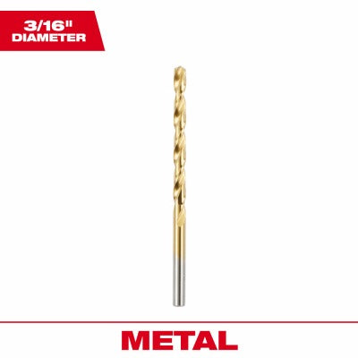 MILWAUKEE Milwaukee 48-89-2209 Titanium Drill Bit 3/16 in 275 Pack