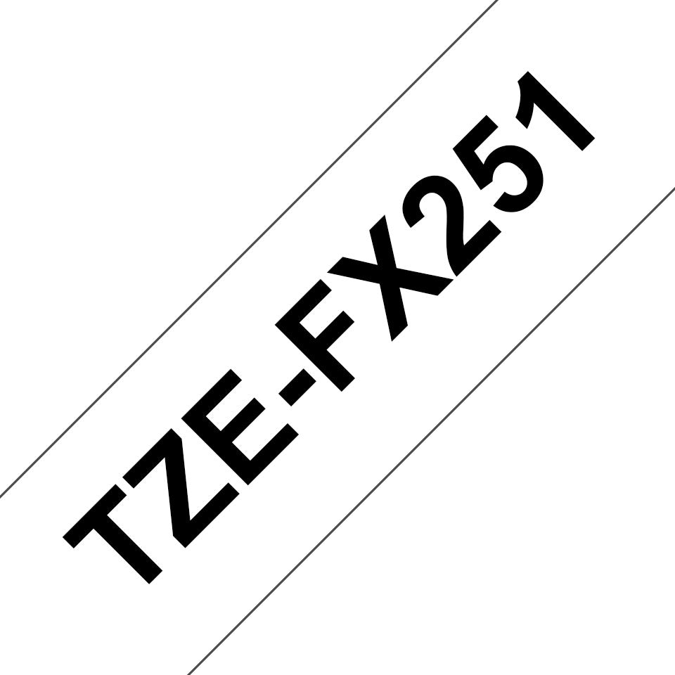 BROTHER Brother BRTTZEFX251G P-touch TZeFX251 Flexible ID Laminated Label Tape 24mm x 8m (1 Pack)
