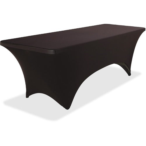 ICEBERG Iceberg ICE16531 Stretch Table Cover 8 Foot Black