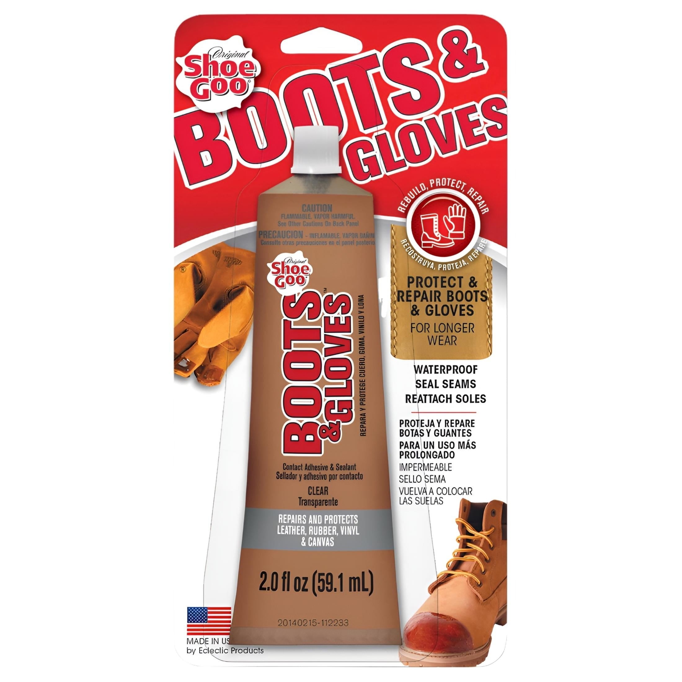 SHOE GOO Shoe Goo 110610 Boots & Gloves Multi-Purpose Adhesive (2 oz)