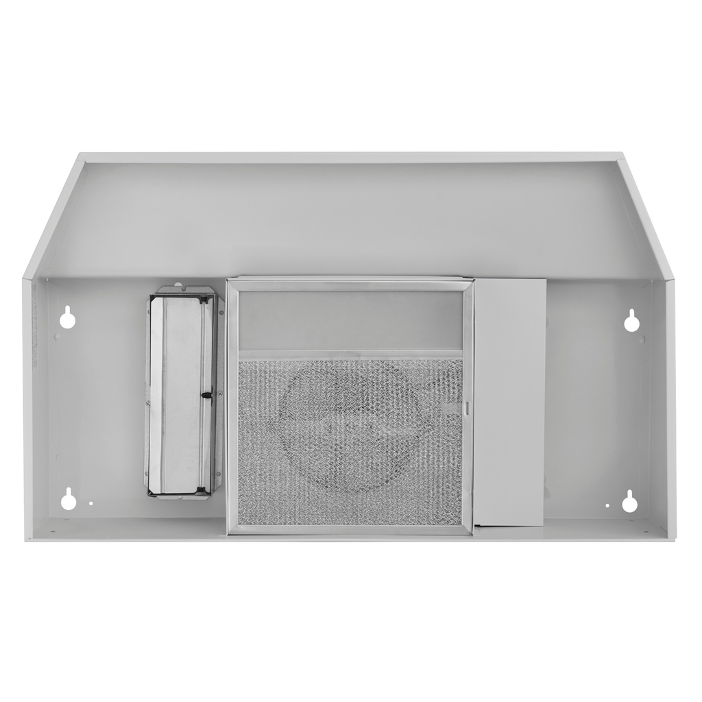 Broan 403001 2 Amp 120 Volt 30 x 17-1/2 x 6 Inch White Monochromatic Ducted Range Hood