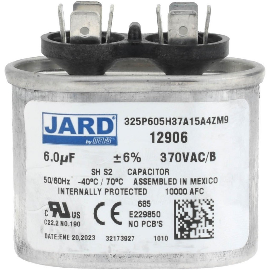VALUE COLLECTION Value Collection 12906 Motor Run Capacitor 6 Mfd 370V