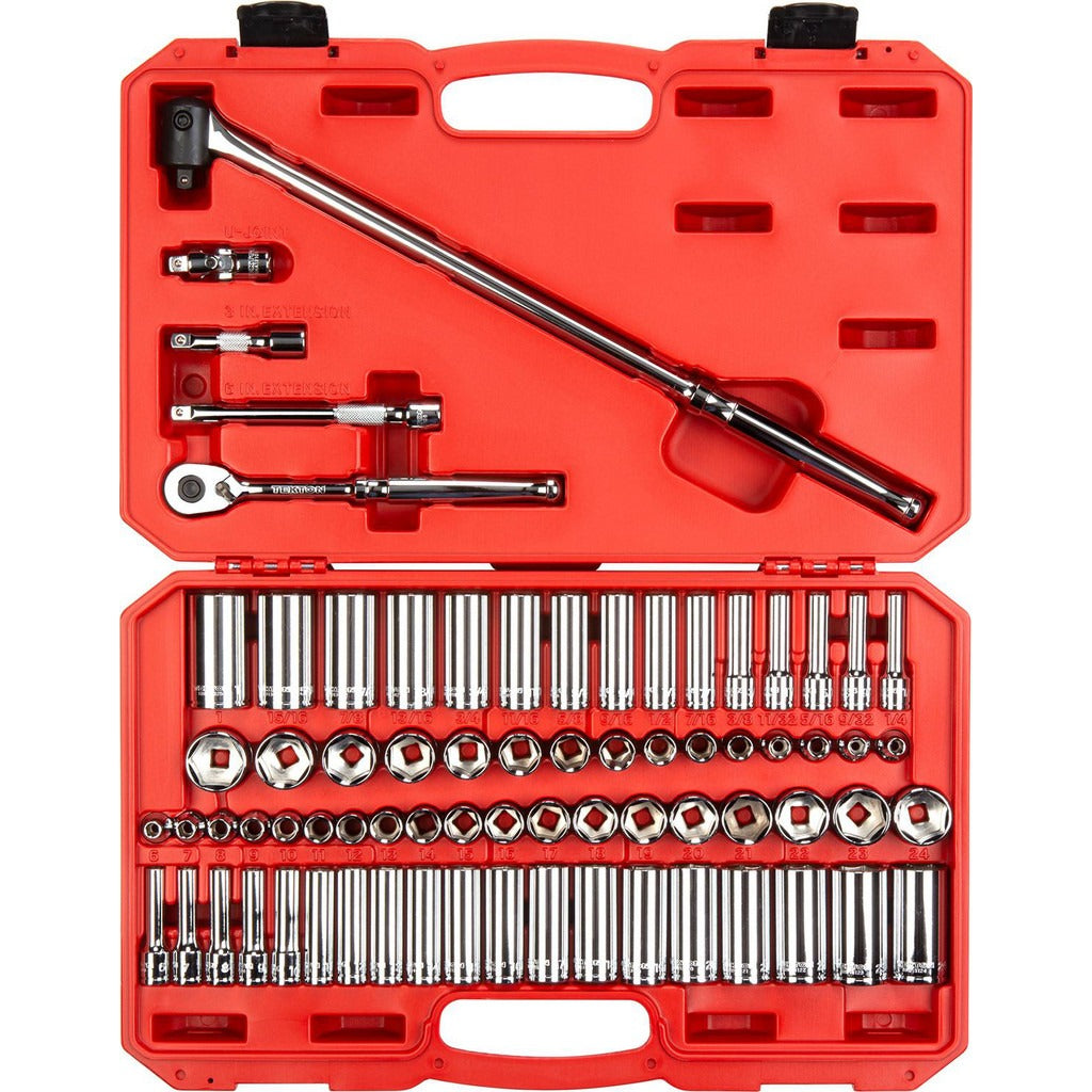 TEKTON Tekton SKT15311 74 Pc Socket Set 3/8 Drive 6-24mm