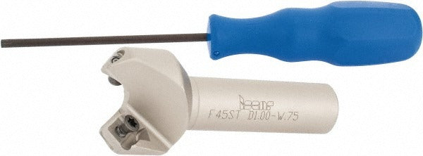 ISCAR Iscar 3100387 Indexable Chamfer End Mill 1-1.47in Cut