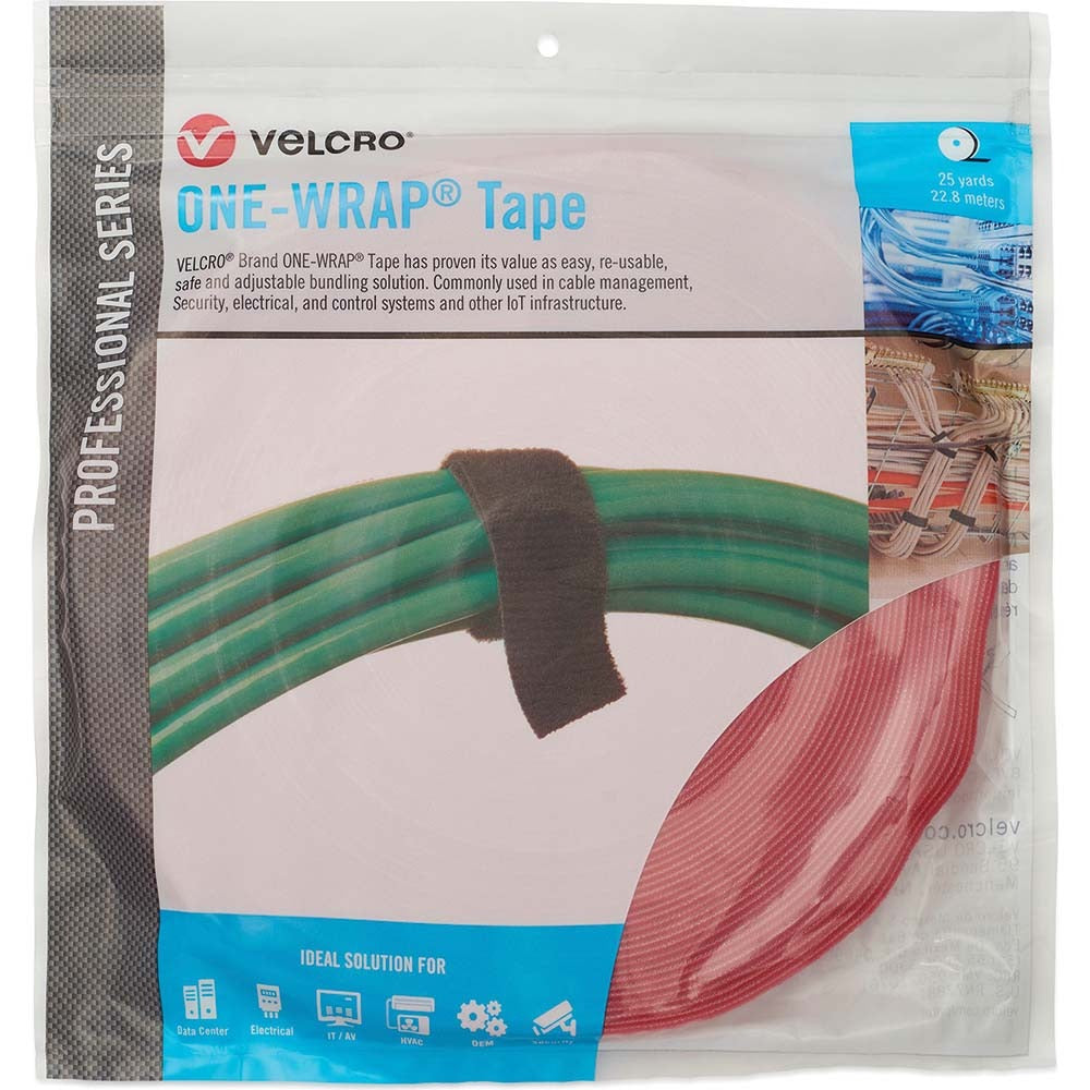 VELCRO BRAND Velcro Brand 31062 Reusable Cable Tie 75 Ft Red
