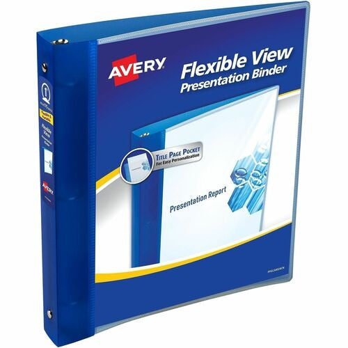 AVERY Avery AVE17675 Presentation Binder 1 Inch Blue Poly
