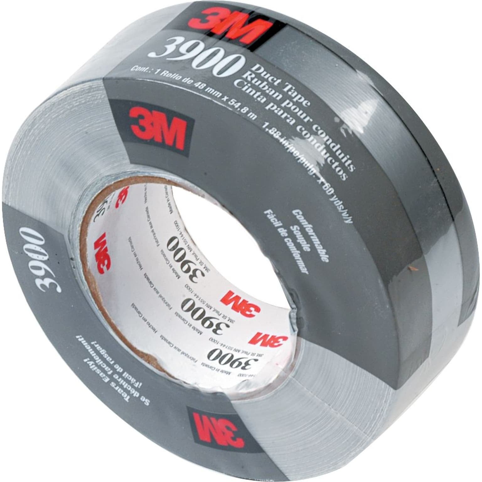 3M 3M MMM3900 Duct Tape 2 inch x 60 yd (1 Roll)