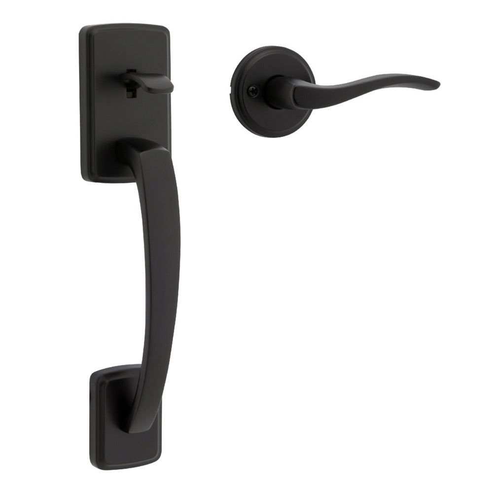 KWIKSET Kwikset 815BFHXSEL-514 Passage Handleset Matte Black