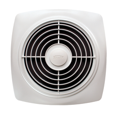 Broan 508 1.7 Amp 120 Volt 270 CFM 1625 RPM 13-1/2 x 13-1/2 Inch White Polymeric Grille Wall Fan