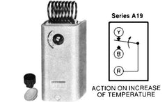 Neuco Inc A19BBC-2 Temperature Mechanical 24 to 277Vac SPDT Automatic Reset -30 to 100 Degree F Setpoint Range