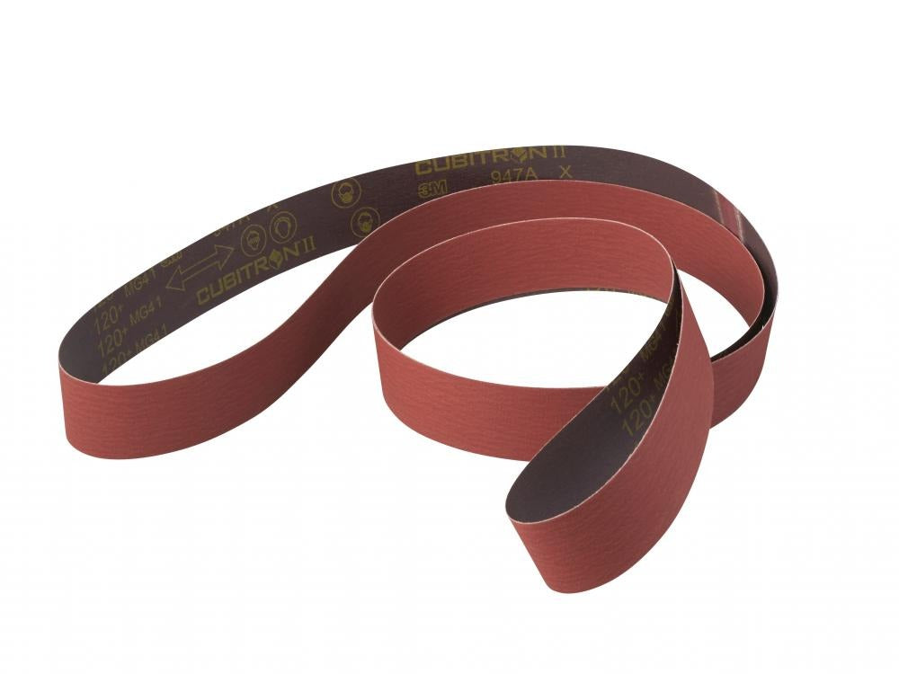 3M 3M 7010512977 Cubitron II Cloth Belt 947A 80+ X-weight (1/4 in x 18 in)