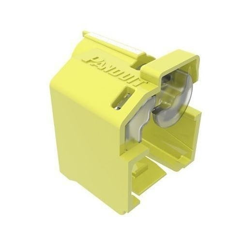 PANDUIT Panduit PSL-DCPLRE-YL-C Recessed Lock-in Device 100pk