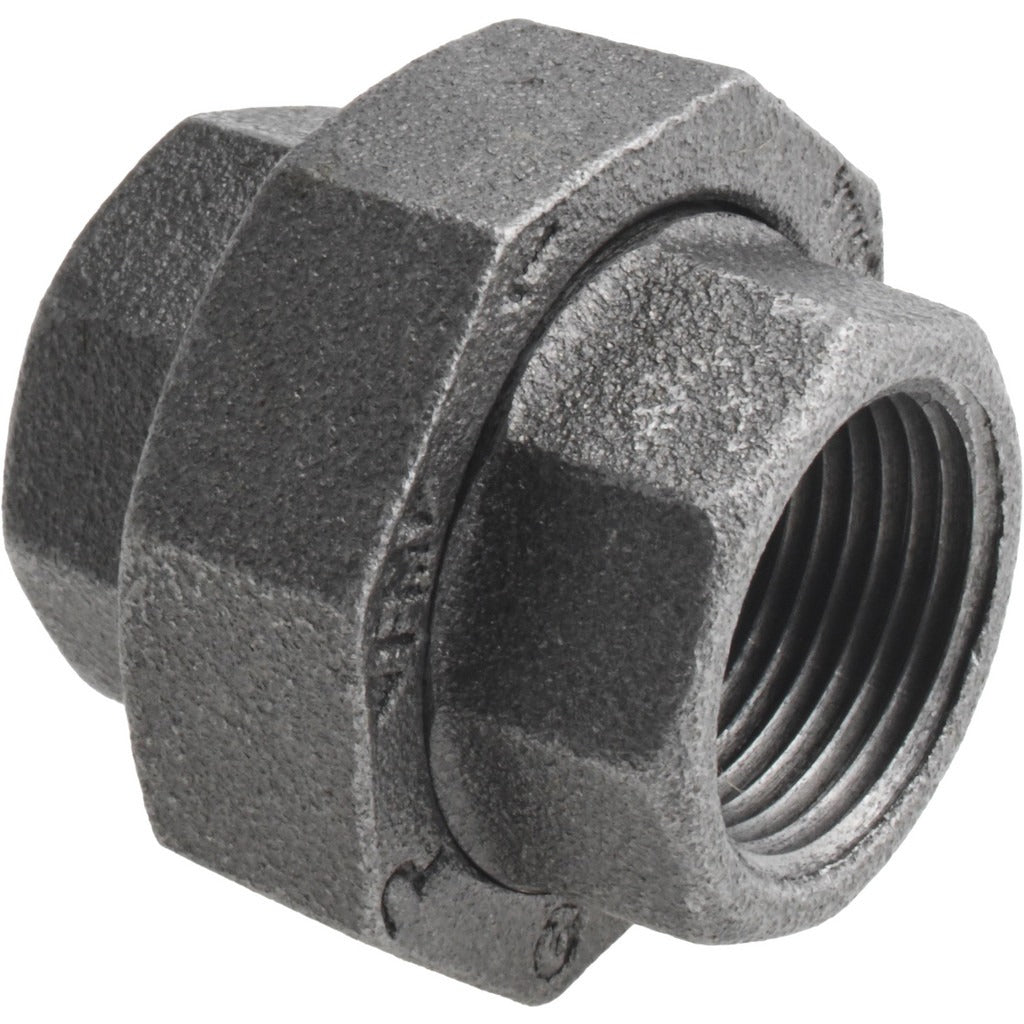 VALUE COLLECTION Value Collection B-UNI10 Black Iron Union 1 Inch 300 Psi
