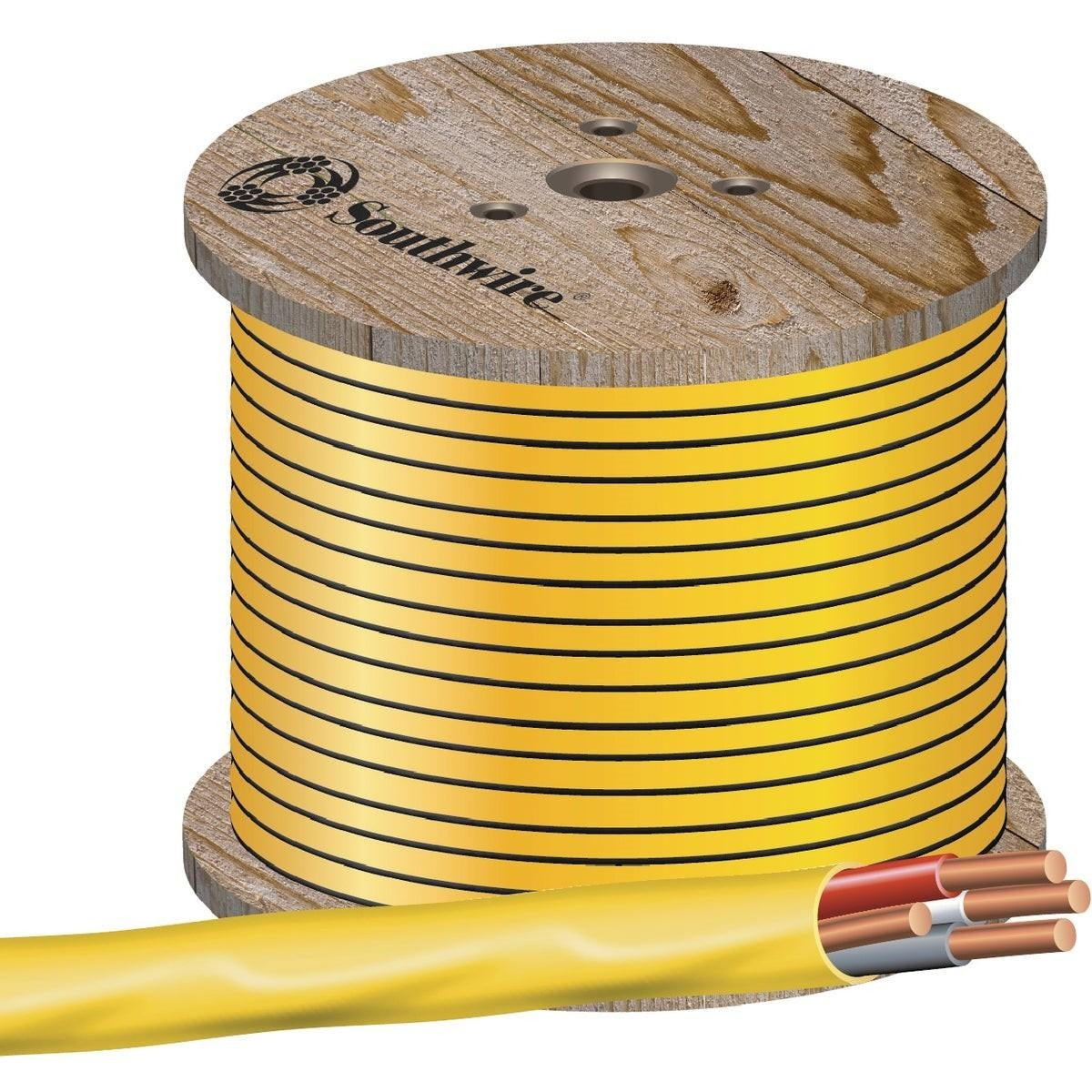 ROMEX ROMEX 63947672 Solid Yellow NMW/G Electrical Wire 250 Ft
