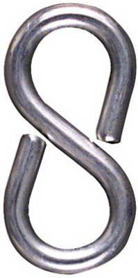 NATIONAL HARDWARE National Mfg N121-392 Closed S Hook 1.125 in Zinc Steel 6 Pack