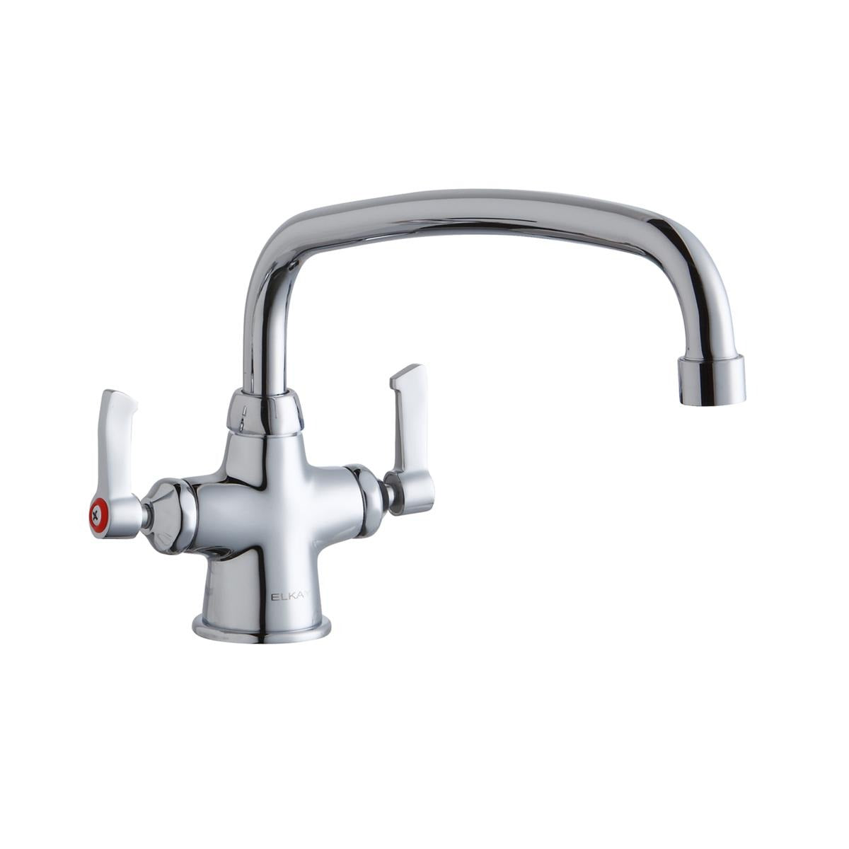 BSC PREFERRED Bsc Preferred LK500AT12L2 Deck Faucet Dual Lever Chrome