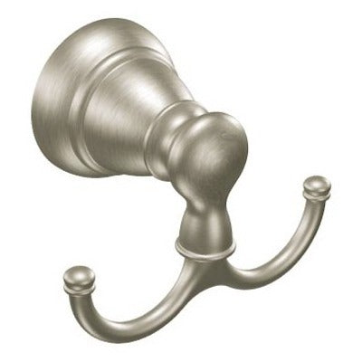 MOEN Creative Specialties Y2603BN Double Robe Hook Brushed Nickel