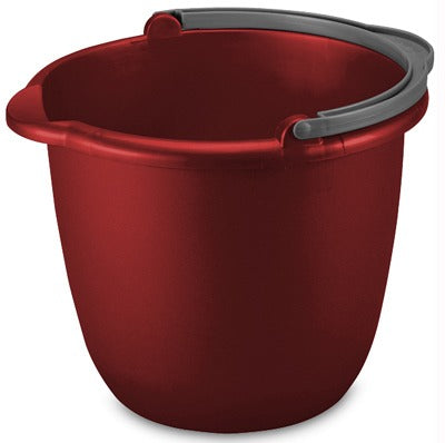 STERILITE Sterilite 11205812 Spout Pail 10 Quart Classic Red