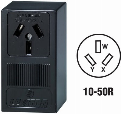 LEVITON Leviton Mfg Co R20-05050-P00 Range Outlet 50A Nema 10-50R 5 Pack