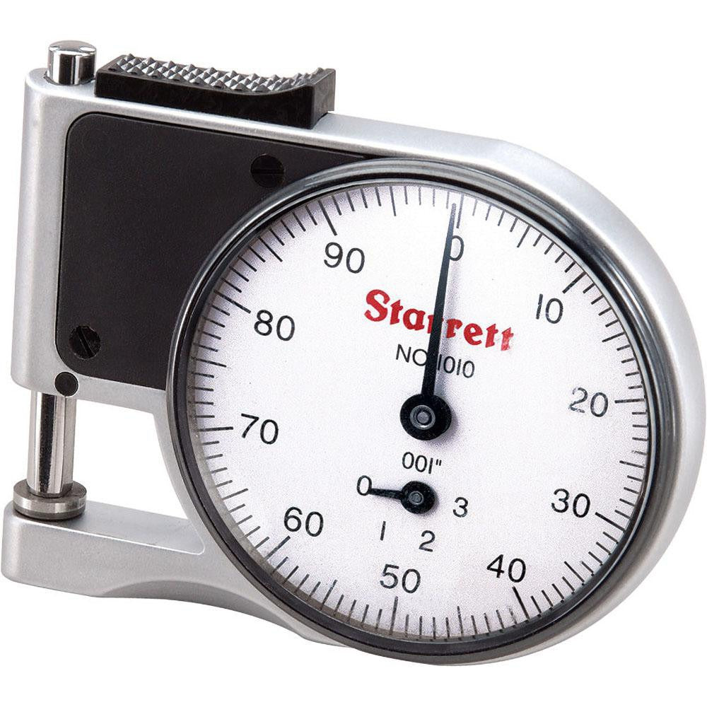 STARRETT Starrett 53114 Dial Thickness Gage 0-0.375 in 0.001 Grad