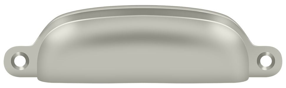 DELTANA Deltana SHP29U15 Exposed Shell Pull 4in Satin Nickel