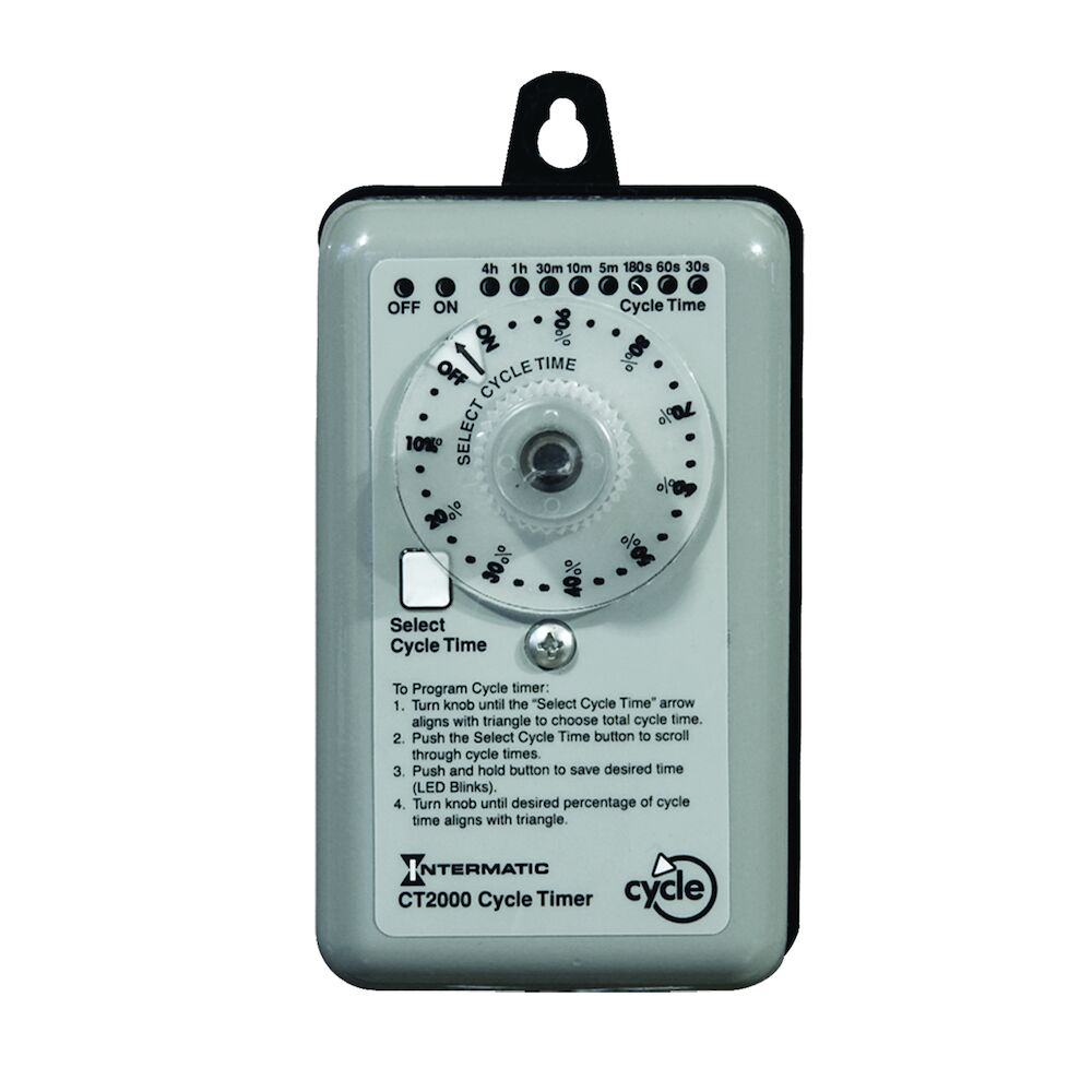 Intermatic CT2000 Percentage Cycle Time Switch 120/240 VAC 60 Hz 20 Amp SPDT